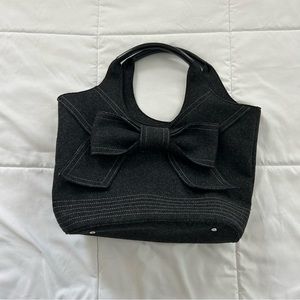 Kate spade new york wool bow bag
